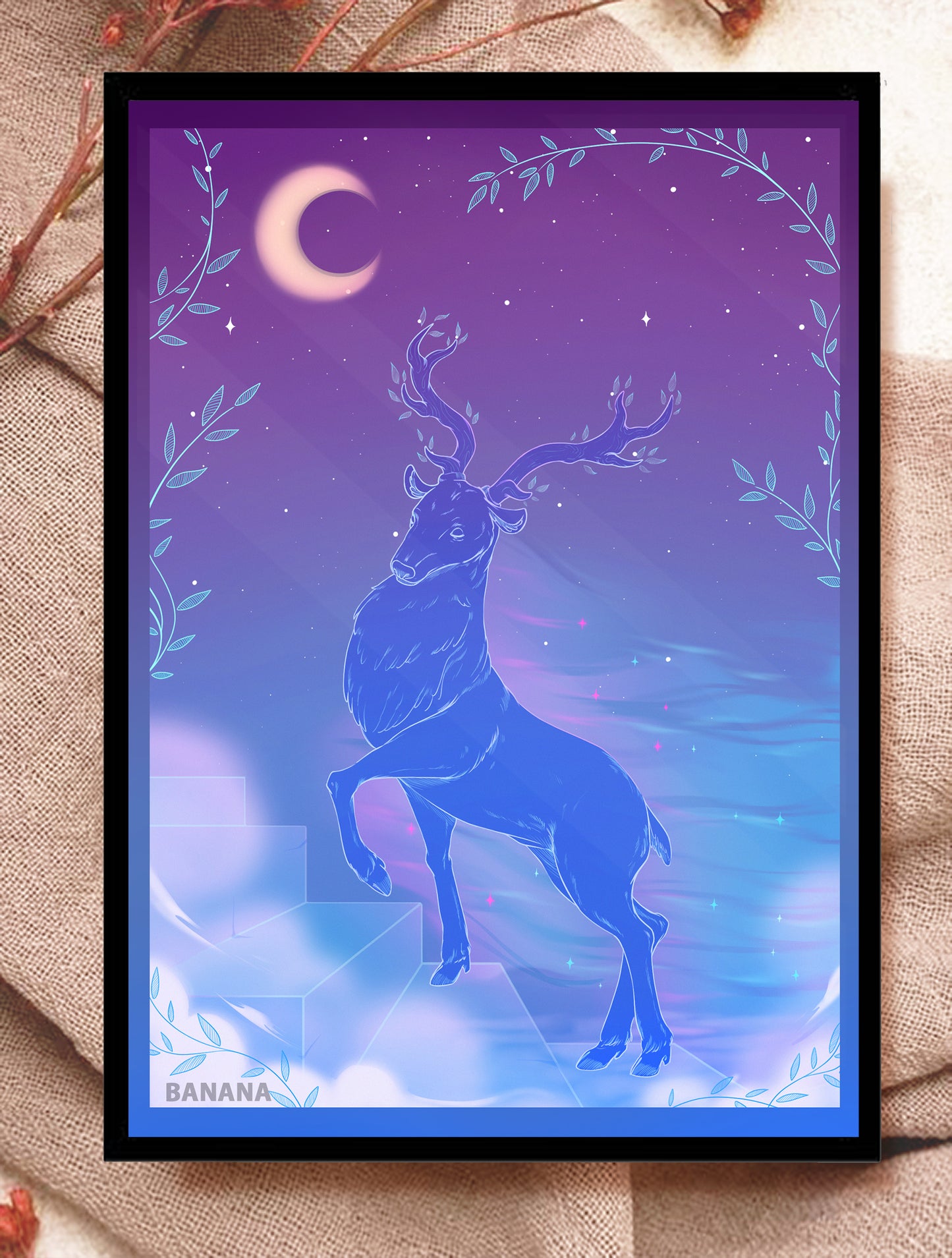 Print A5 - Cerf Astro