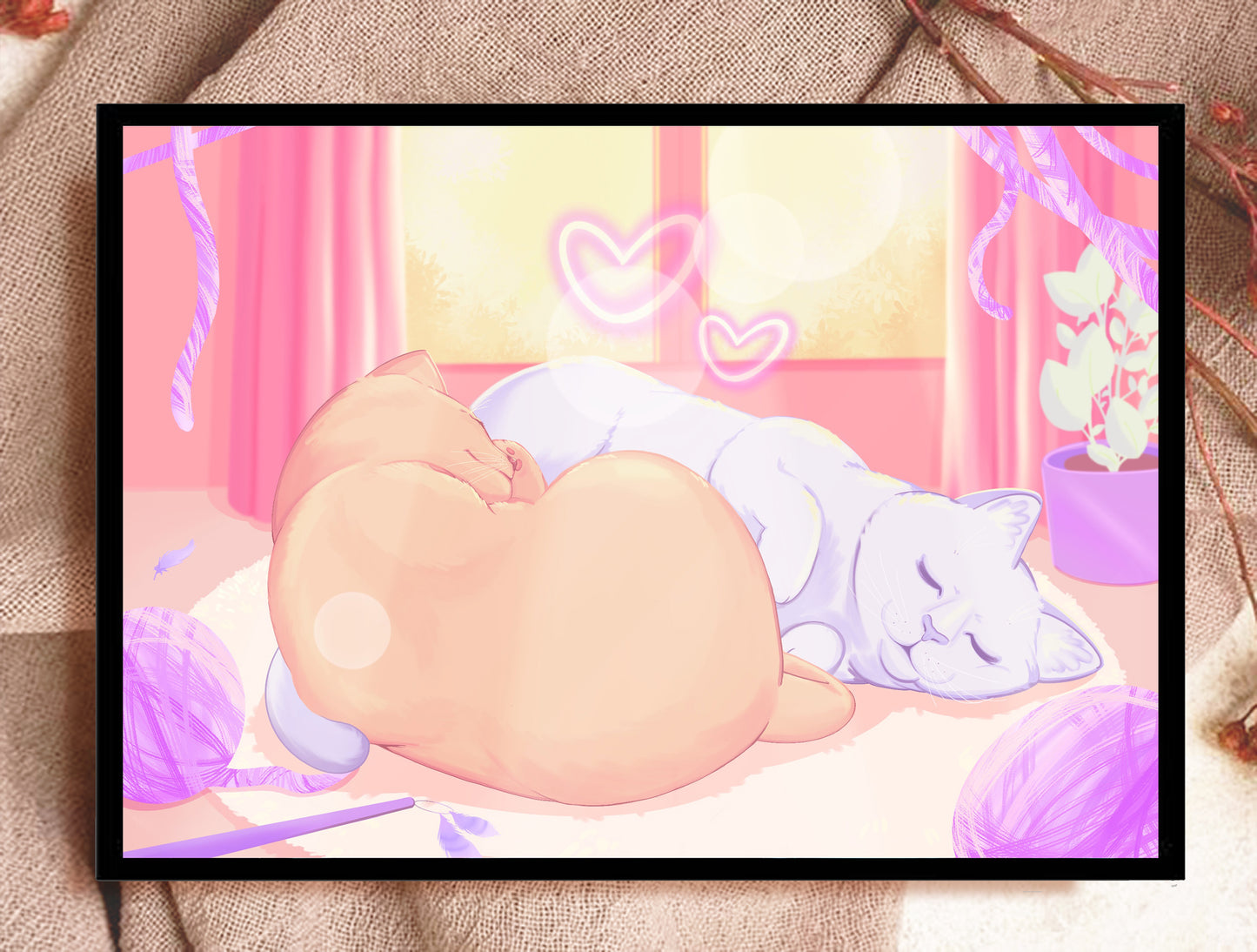 Print A5 - chats duo