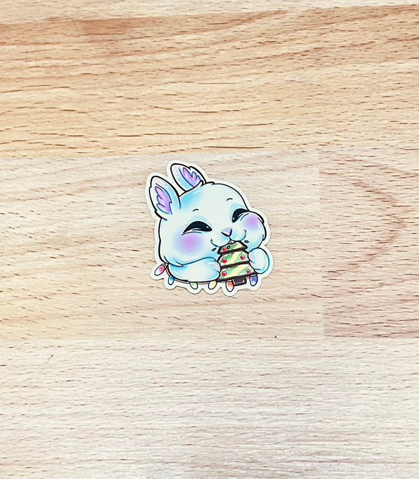 Sticker - Lapin de noël