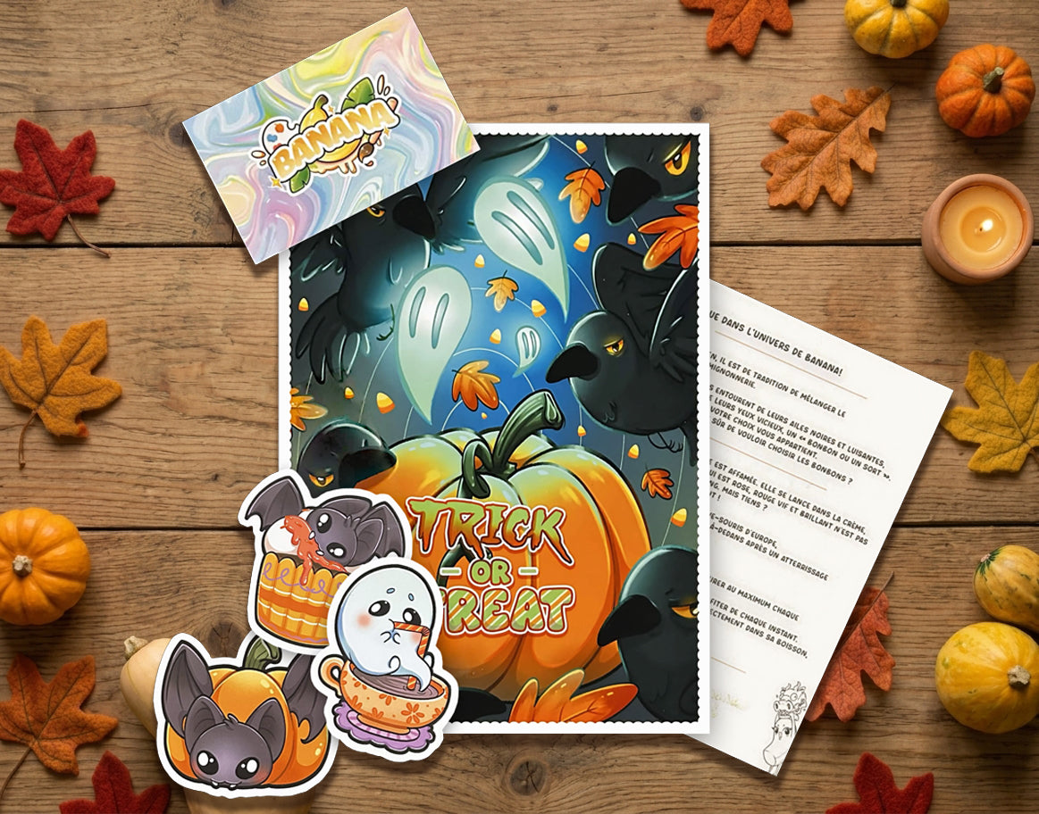 Pack Halloween - Print + stickers | octobre 2026