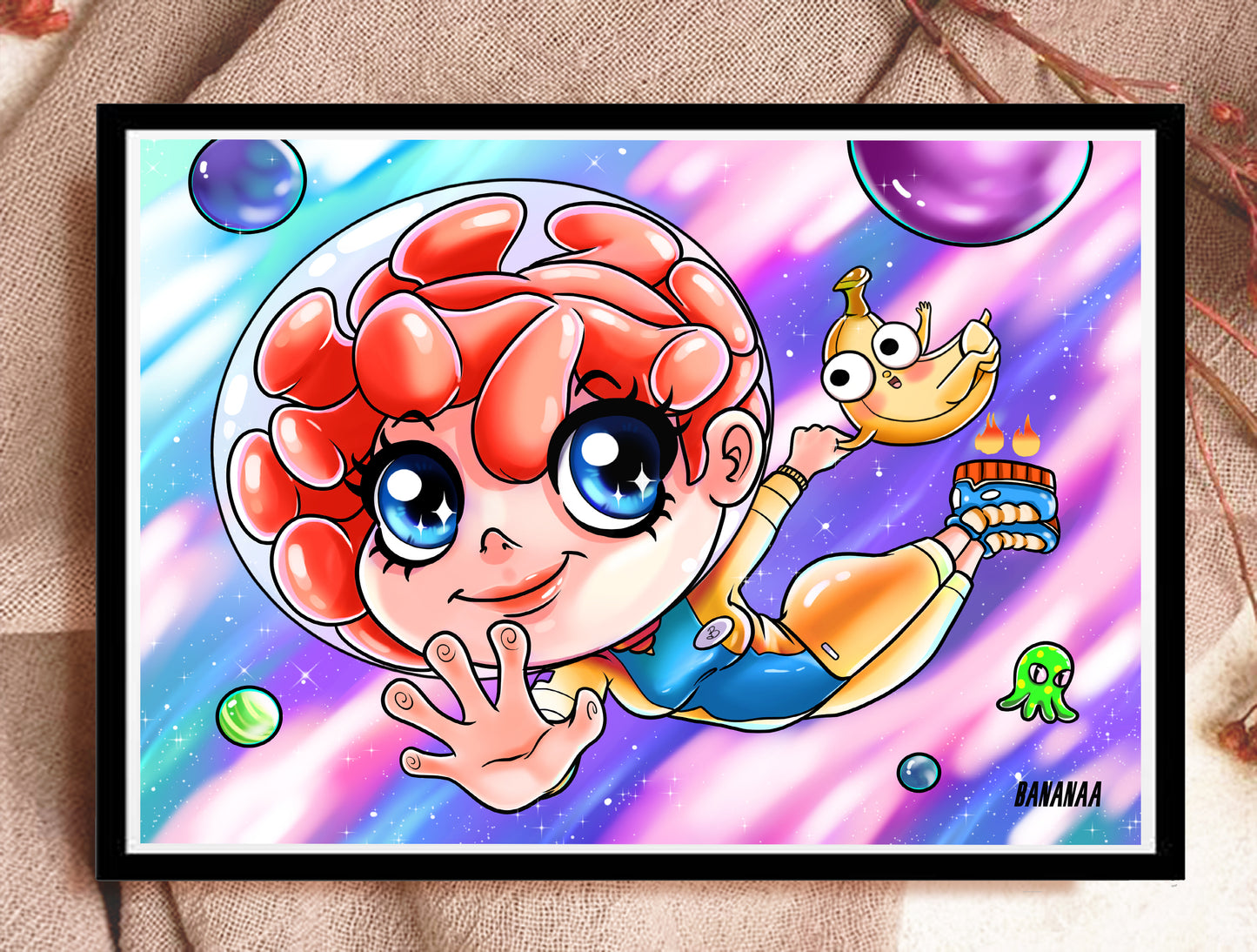 Print A5 - banana space