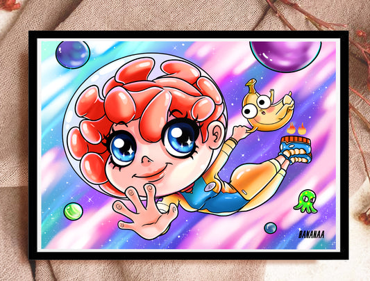 Print A5 - banana space