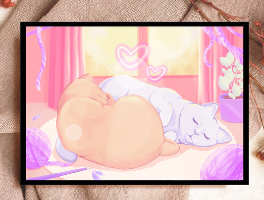 Print A5 - chats duo