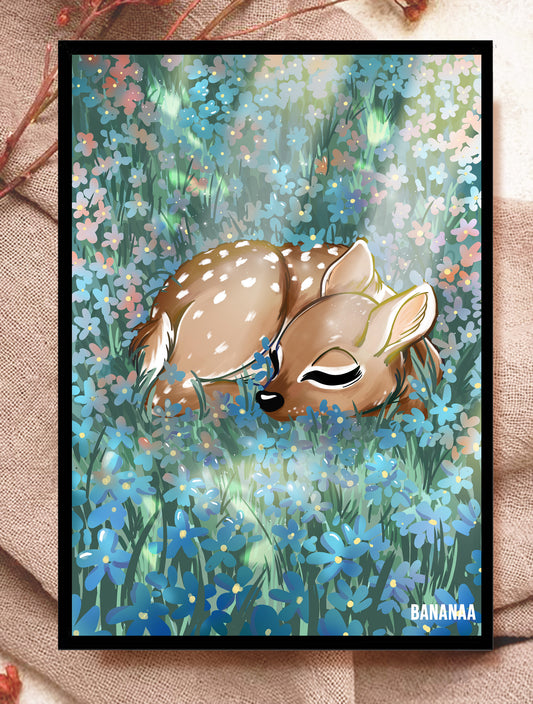 Print A5 - Bébé Faon