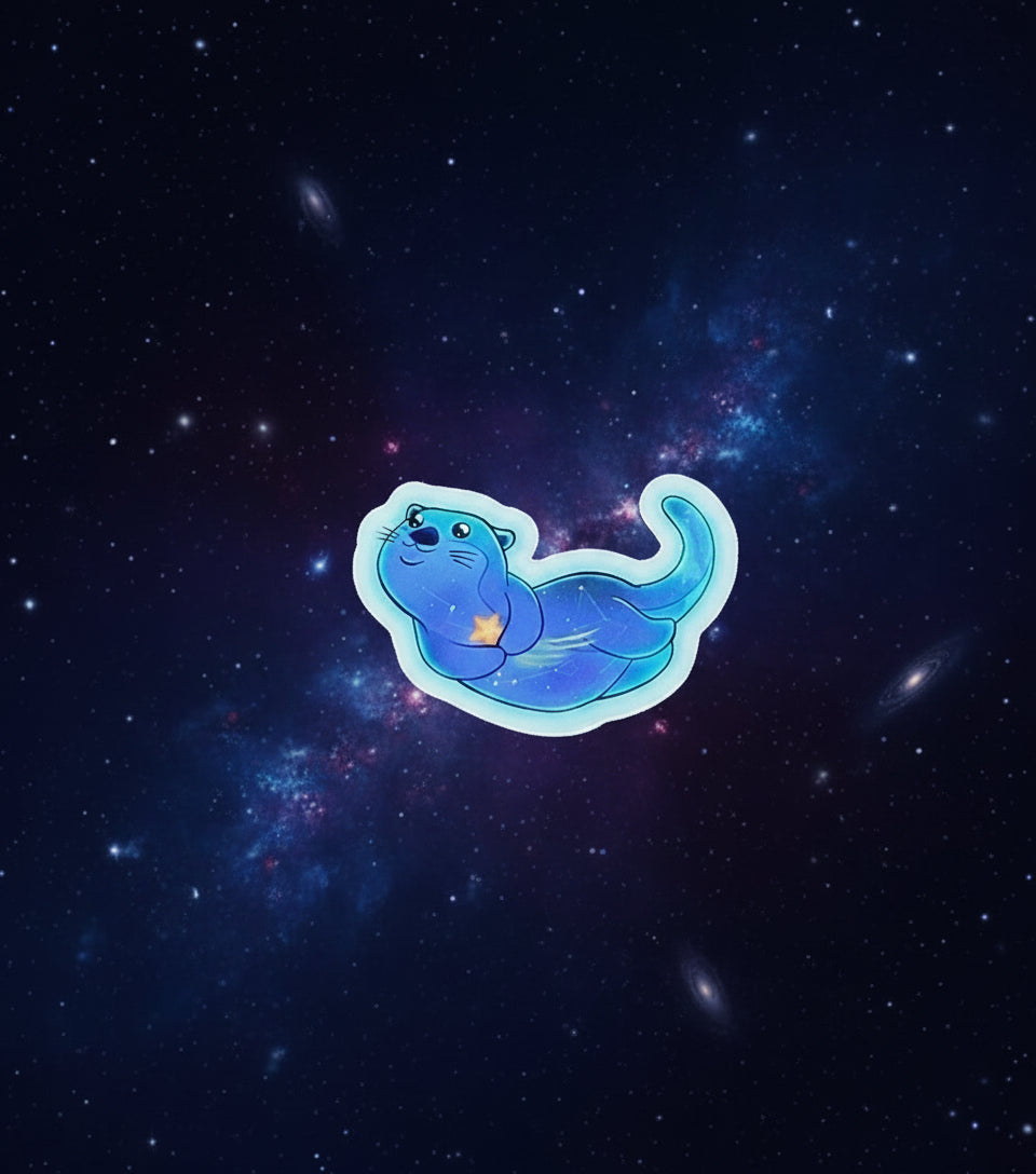 Stickers - loutre astro