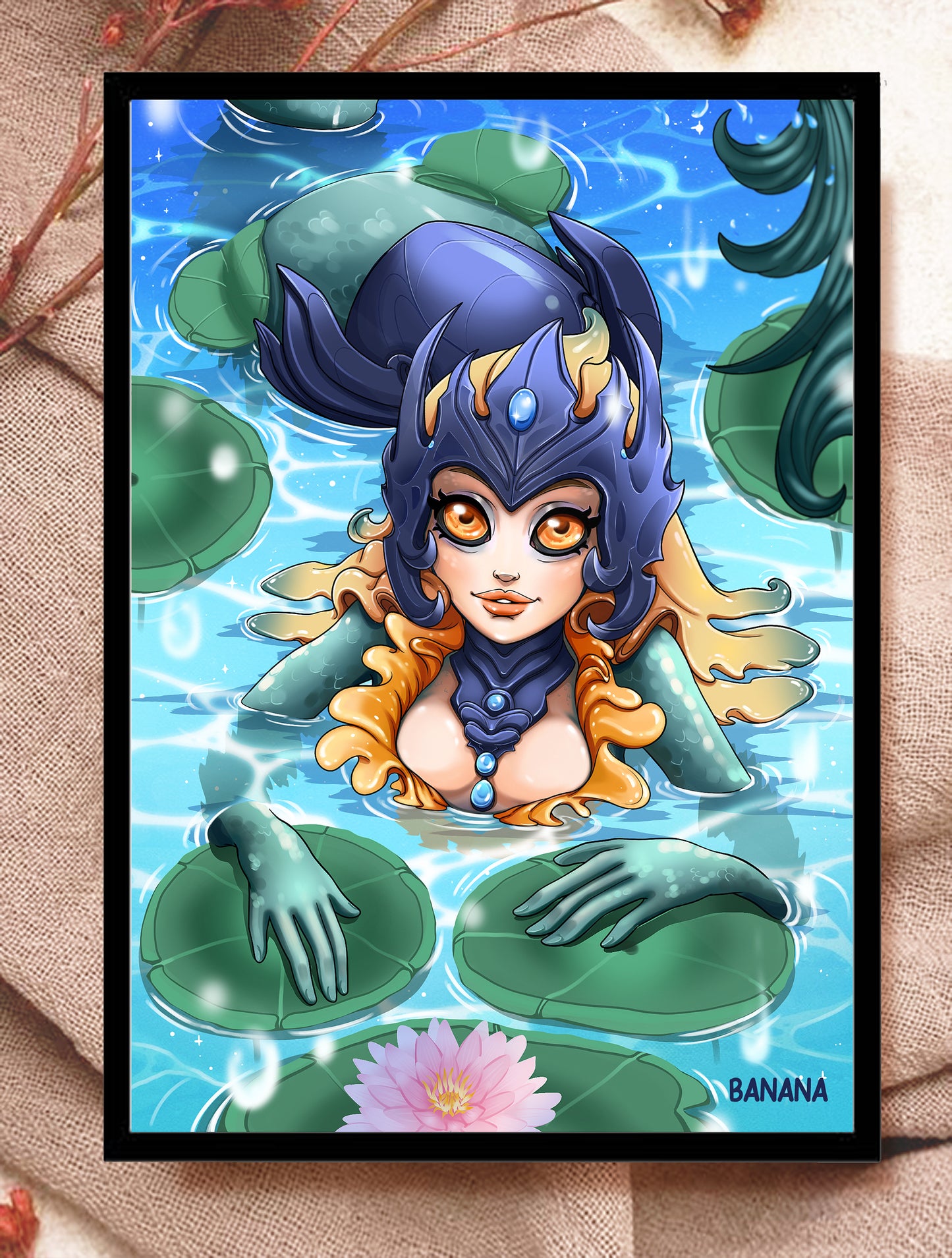 Print A5 - Nami fanart ( LoL )
