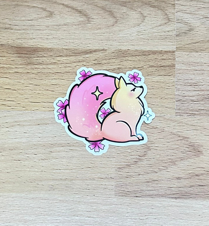 Sticker - Renard cerisiers