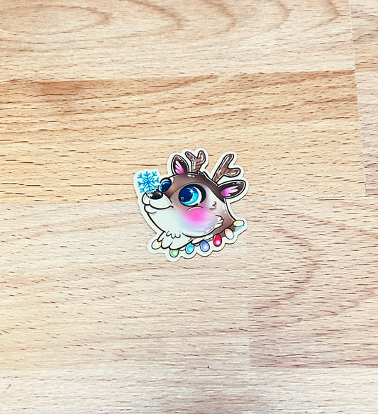 Sticker - Renne de noël